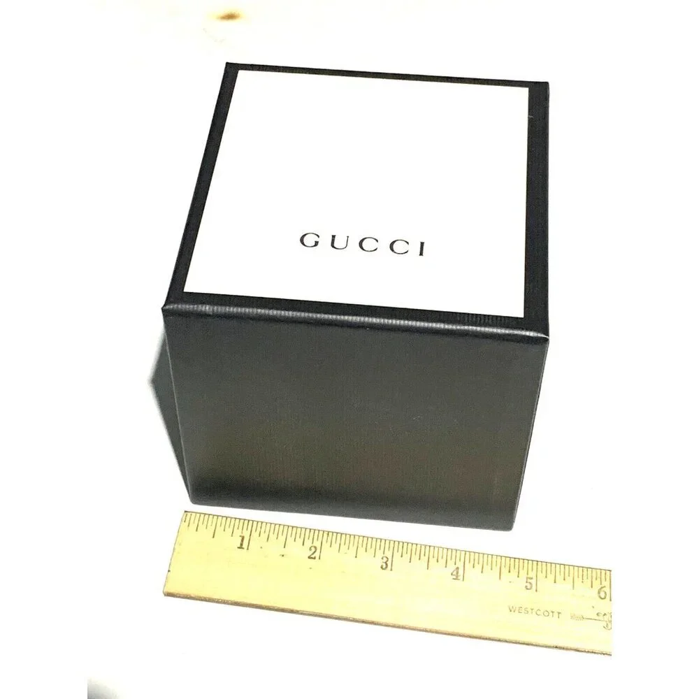 Gucci Watch Box Presentation Black White Cardboard Display Gift Empty